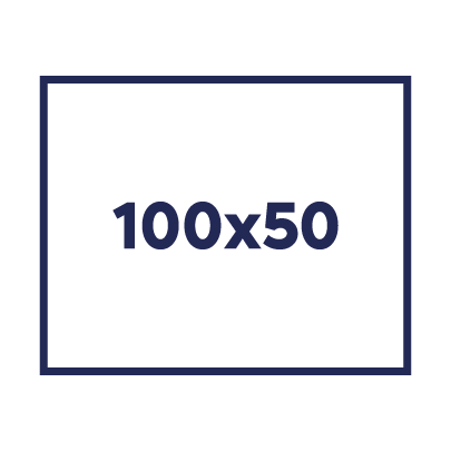 100x50cm