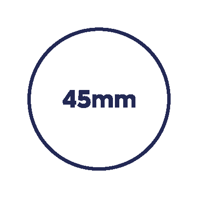 Rond 45 mm