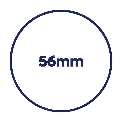 Rond 56 mm