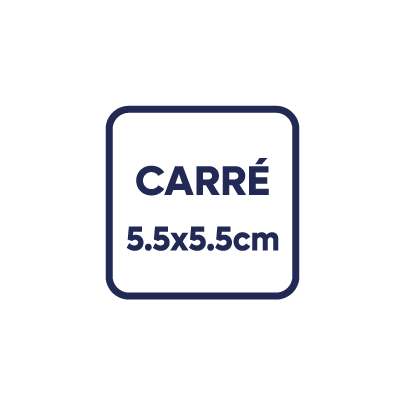 Carré - 5,5x5,5cm