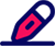 Icône de crayon ou stylo, pour l'édition ou l'écriture d'email.